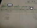 写真クチコミ:ホテル双葉　領収書