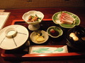 佐渡産の寒ブリ刺し定食１