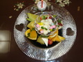 写真クチコミ:通常のデザートを記念日バージョンにしていただけました＼(^o^)／