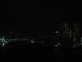 部屋から見た夜景
